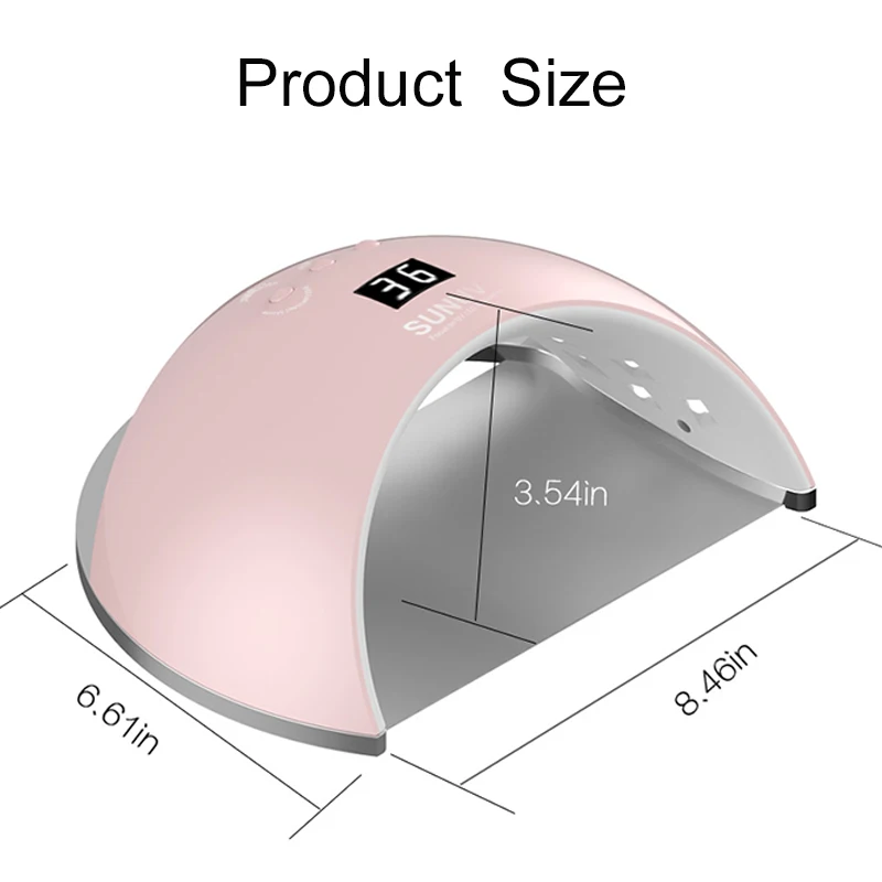 SUNUV UV LED Nail Dryer Lamp SUN6 48W Smart Lamp for Drying Nail Gel New Nail Tools Manicure Lamp
SUNUV UV LED Nail Dryer Lamp SUN6 48W Smart Lamp for Drying Nail Gel New Nail Tools Manicure Lamp