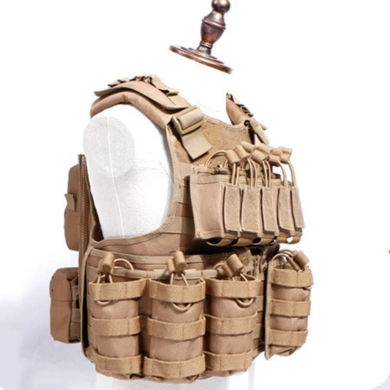 600D Nylon Molle Tactical Vest Anti-wear Outdoor Hunting Shooting Camping Training CS Field Combat Gear Detachable Waistcoat
600D Nylon Molle Tactical Vest Anti-wear Outdoor Hunting Shooting Camping Training CS Field Combat Gear Detachable Waistcoat