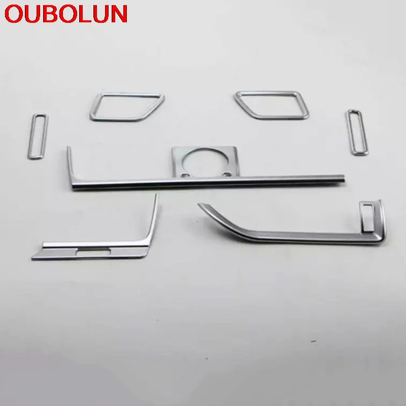 OUBOLUN ABS хром для Lexus RX 2016 передняя консоль выход кондиционера колпачок дефлектора