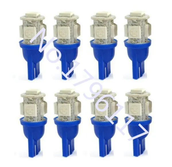 10Pcs Blue DC 24V LED T10 501 194 168 5-SMD 5050 LED Auto Car Indicator Lights Reading Lights Door Lights Gap lamp
10Pcs Blue DC 24V LED T10 501 194 168 5-SMD 5050 LED Auto Car Indicator Lights Reading Lights Door Lights Gap lamp