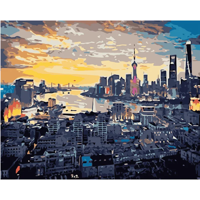 Prosperous City 40x50CM DIY Painting By Numbers Digital Oil Living Room Landscape Animation Character Coloring Manual Decoration
Prosperous City 40x50CM DIY Painting By Numbers Digital Oil Living Room Landscape Animation Character Coloring Manual Decoration