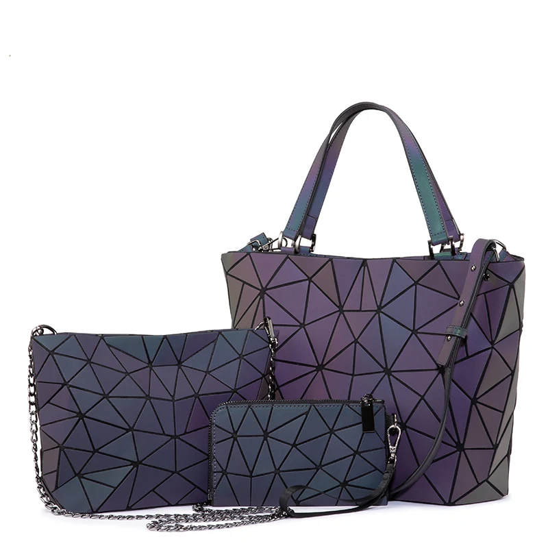 Lovevook women handbags 3 pcs bag set crossbody bags for women 2020 Geometric luminous shoulder bag female purse and wallet Tote
Lovevook women handbags 3 pcs bag set crossbody bags for women 2020 Geometric luminous shoulder bag female purse and wallet Tote