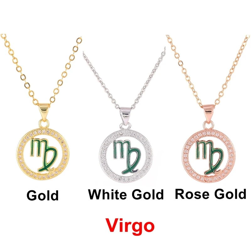 Star Zodiac Sign 12 Constellation Necklaces Pendants 3 color For Man Women Girl Couple Jewelry Birthday Gifts
Star Zodiac Sign 12 Constellation Necklaces Pendants 3 color For Man Women Girl Couple Jewelry Birthday Gifts