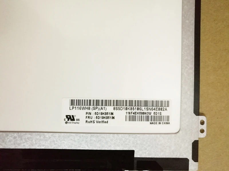 IPS Матрица для ноутбука 11,6 "сенсорный экран для Lenovo Chromebook N22 N22-20 LP116WH8-SPA1 5D10K85106 40Pin Глянцевая Замена
IPS Матрица для ноутбука 11,6 "сенсорный экран для Lenovo Chromebook N22 N22-20 LP116WH8-SPA1 5D10K85106 40Pin Глянцевая Замена