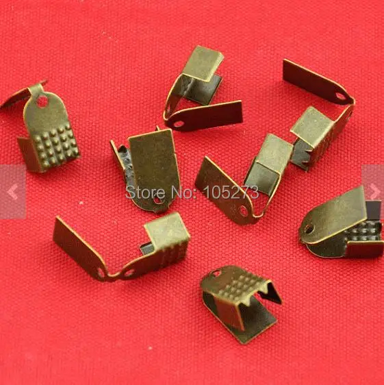 6X10MM 100PCS Of Antique Bronze Fold Over Crimp Head Clasps Size Wholesale Jewelry Findings - DIY Accessory Jewelry Making
6X10MM 100PCS Of Antique Bronze Fold Over Crimp Head Clasps Size Wholesale Jewelry Findings - DIY Accessory Jewelry Making