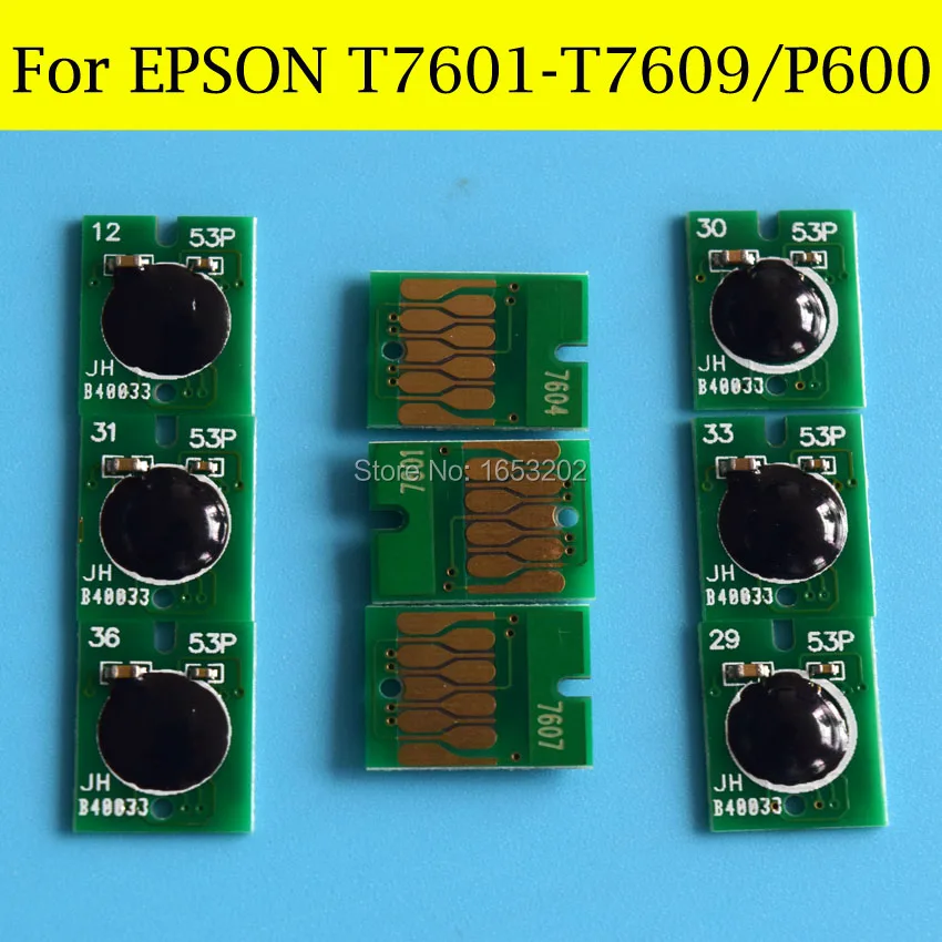 9 шт./лот P600 T7601 T7602 T7603 T7604 T7605 T7606 T7607 T7608 T7609 для Epson Stylus Pro P600 струйный картридж для принтера ARC Chip
9 шт./лот P600 T7601 T7602 T7603 T7604 T7605 T7606 T7607 T7608 T7609 для Epson Stylus Pro P600 струйный картридж для принтера ARC Chip
