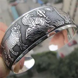 Женские винтажные браслеты ювелирные изделия с животными серебряные