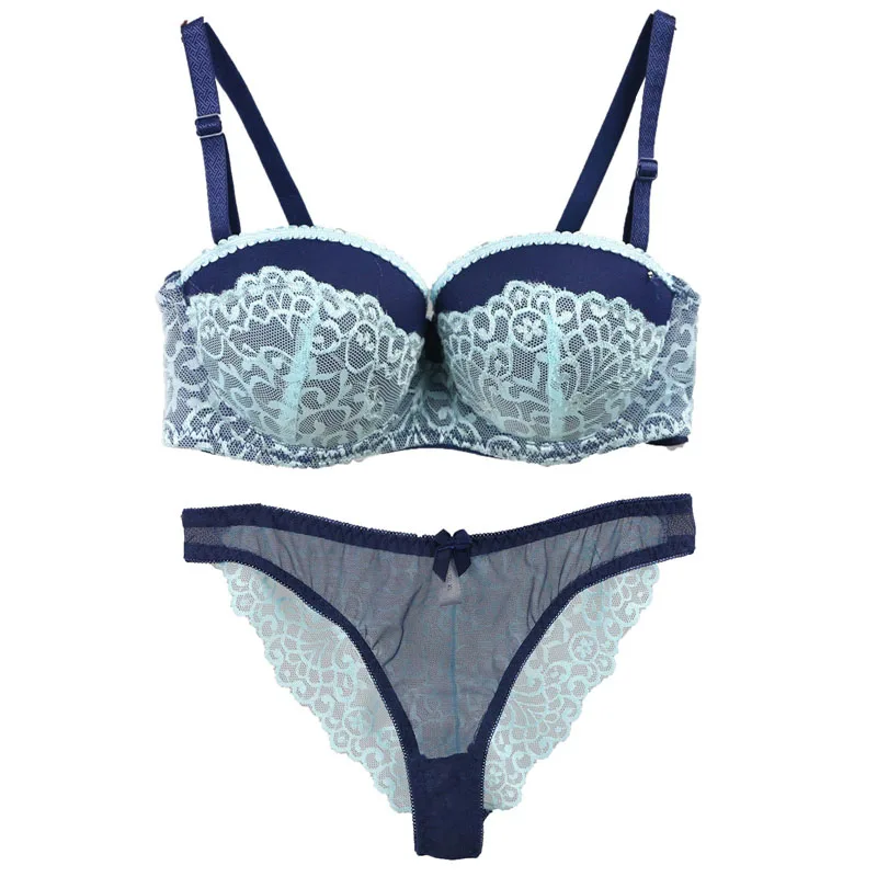 Fashion Lace Sexy Wedding Underwear Lace Bra Set Underwear Women Set Embroidery Floral Push Up Bras and Panties size 34-40
Fashion Lace Sexy Wedding Underwear Lace Bra Set Underwear Women Set Embroidery Floral Push Up Bras and Panties size 34-40