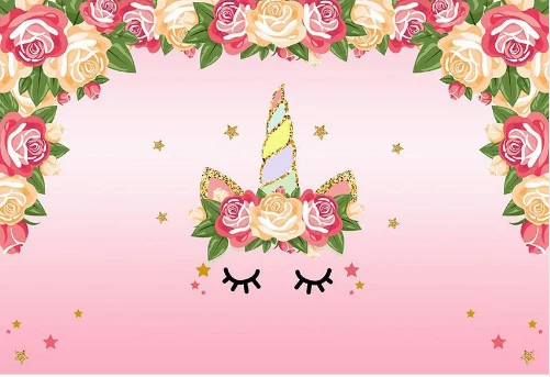7x5ft Pink Flowers Unicorn Mask Horn Baby Shower Washable No Wrinkle Banner Photo Studio Background Backdrop Polyester Fabric
7x5ft Pink Flowers Unicorn Mask Horn Baby Shower Washable No Wrinkle Banner Photo Studio Background Backdrop Polyester Fabric