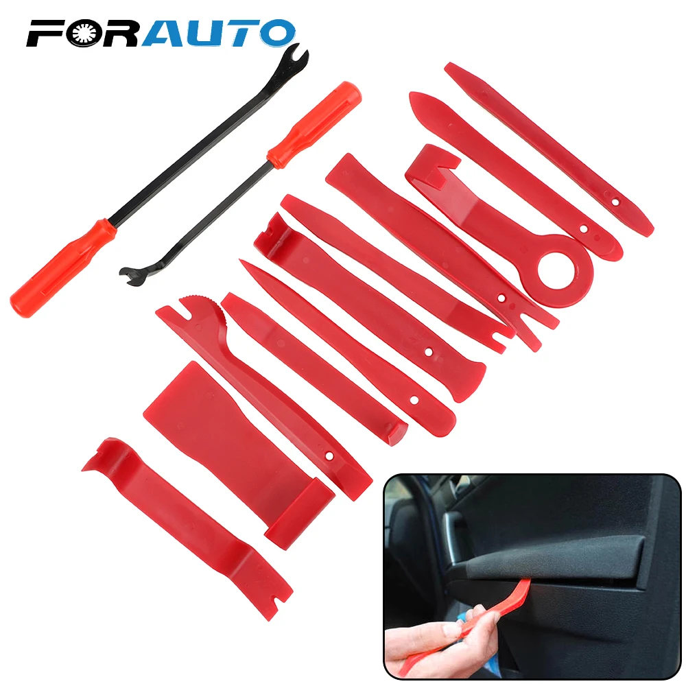 FORAUTO Plastic Auto Fastener Car Panel Removal Tools 13Pcs/set Repair Disassembly Tool Universal Automobile Audio Refit
FORAUTO Plastic Auto Fastener Car Panel Removal Tools 13Pcs/set Repair Disassembly Tool Universal Automobile Audio Refit