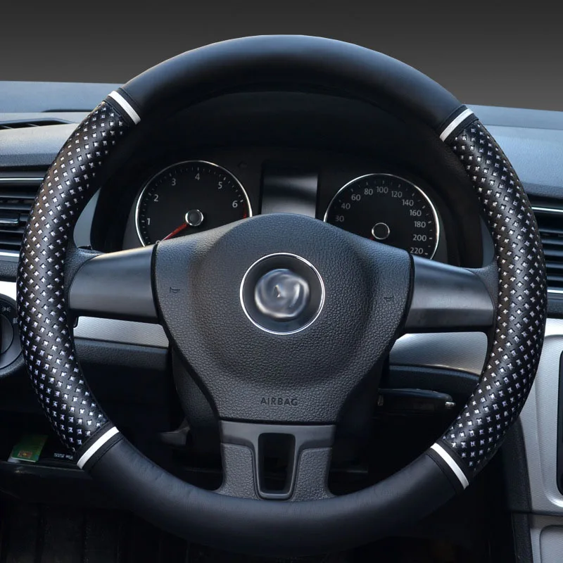 Steering wheel cover 35/36/37/38/39/40 cm Sweat-absorbent breathable non-slip four seasons universal car handle cover
Steering wheel cover 35/36/37/38/39/40 cm Sweat-absorbent breathable non-slip four seasons universal car handle cover
