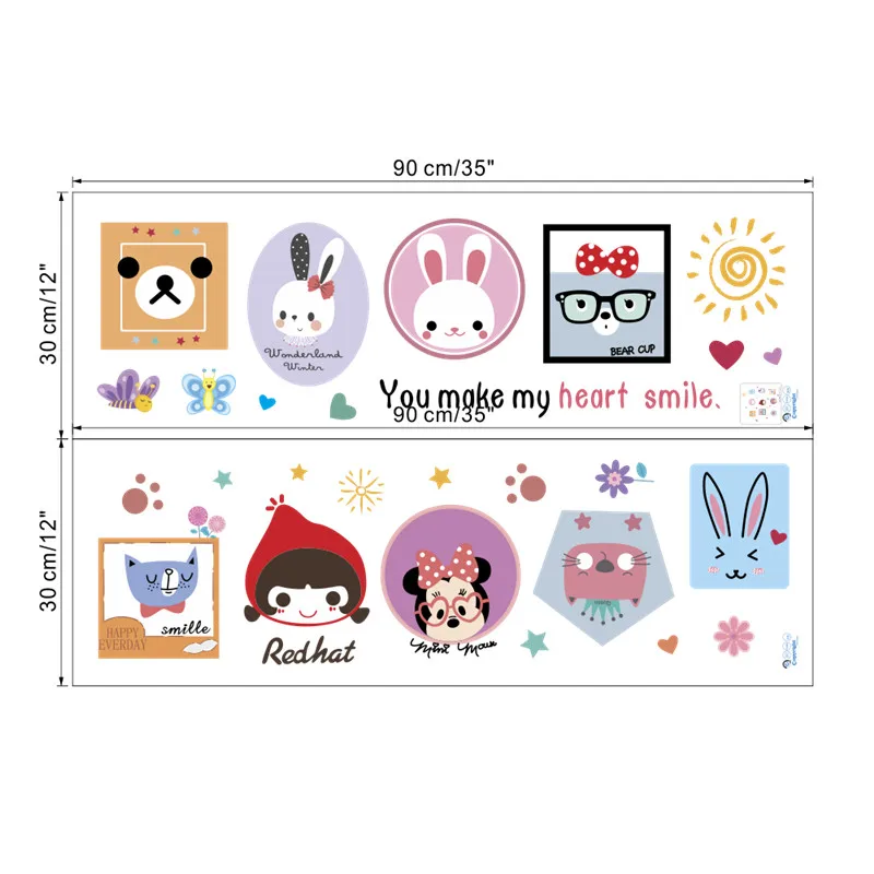 Cute Cartoon Movie Roles Wall Sticker For Kindergarten Kids Room Bedroom Home Decor Animals Mural Art PVC Wall Decal
Cute Cartoon Movie Roles Wall Sticker For Kindergarten Kids Room Bedroom Home Decor Animals Mural Art PVC Wall Decal