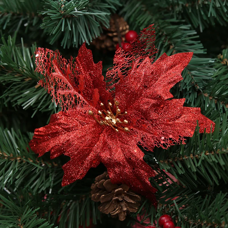 5PCS Artificial Flowers Christmas Decorations for Home Christmas Tree Ornaments Xmas Tree New Year Decor Navidad 2018
5PCS Artificial Flowers Christmas Decorations for Home Christmas Tree Ornaments Xmas Tree New Year Decor Navidad 2018