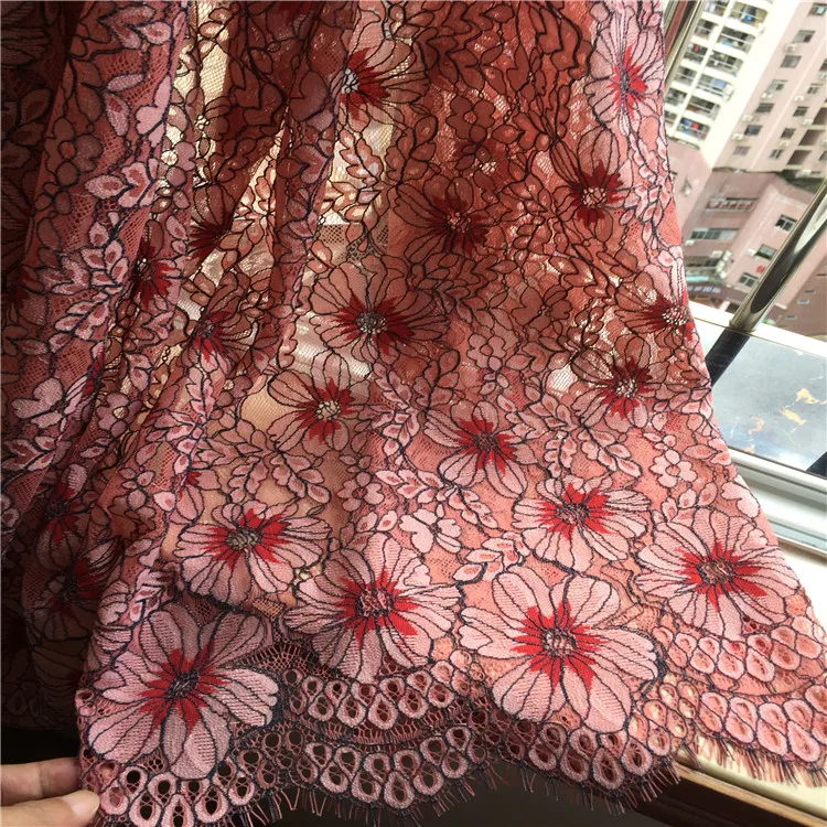 3M/lot New Design texture eyelash cord lace fabric beautiful color mixed color dress fabric cloth openwork lace fabric
3M/lot New Design texture eyelash cord lace fabric beautiful color mixed color dress fabric cloth openwork lace fabric