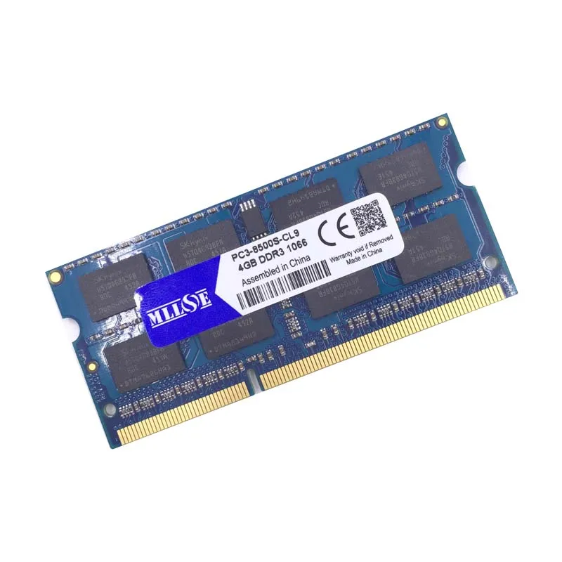 Оперативная память MLLSE ddr3 4 ГБ 2 8 1066 МГц pc3 8500 sdram ноутбук ОЗУ Гб ddr 3 4g 1066|sdram laptop|memory ram
