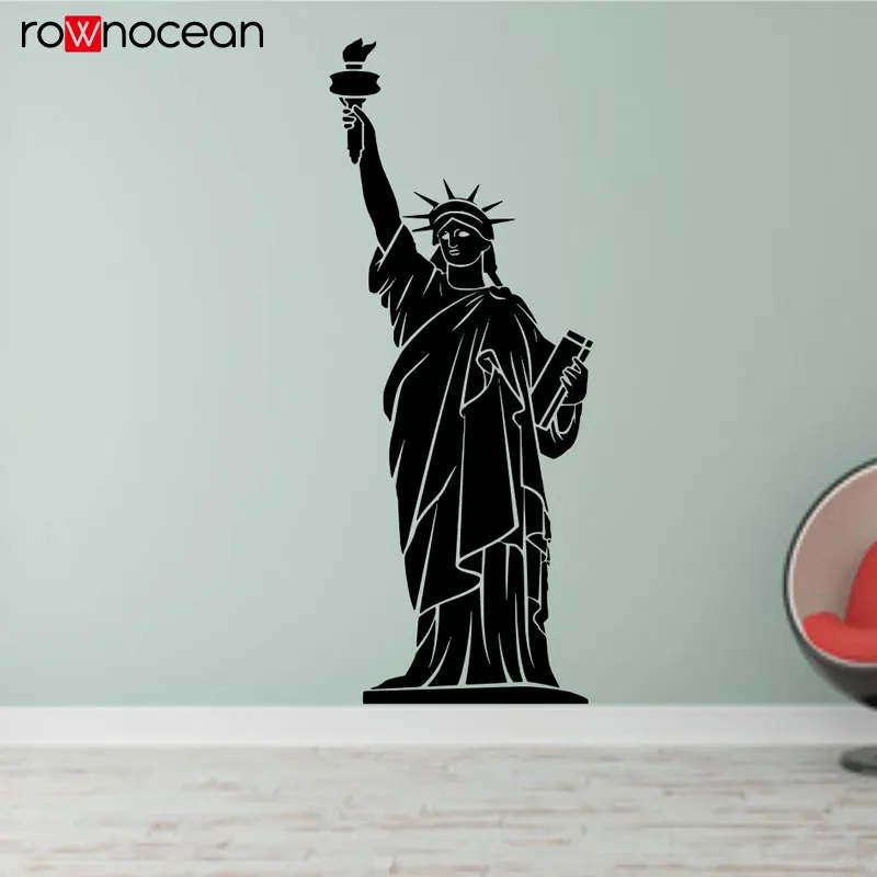 Statue Of Liberty New York Attraction Vinyl Wall Sticker Vinyl Home Decoration For Living Room Removable Mural Decals House 3368
Statue Of Liberty New York Attraction Vinyl Wall Sticker Vinyl Home Decoration For Living Room Removable Mural Decals House 3368