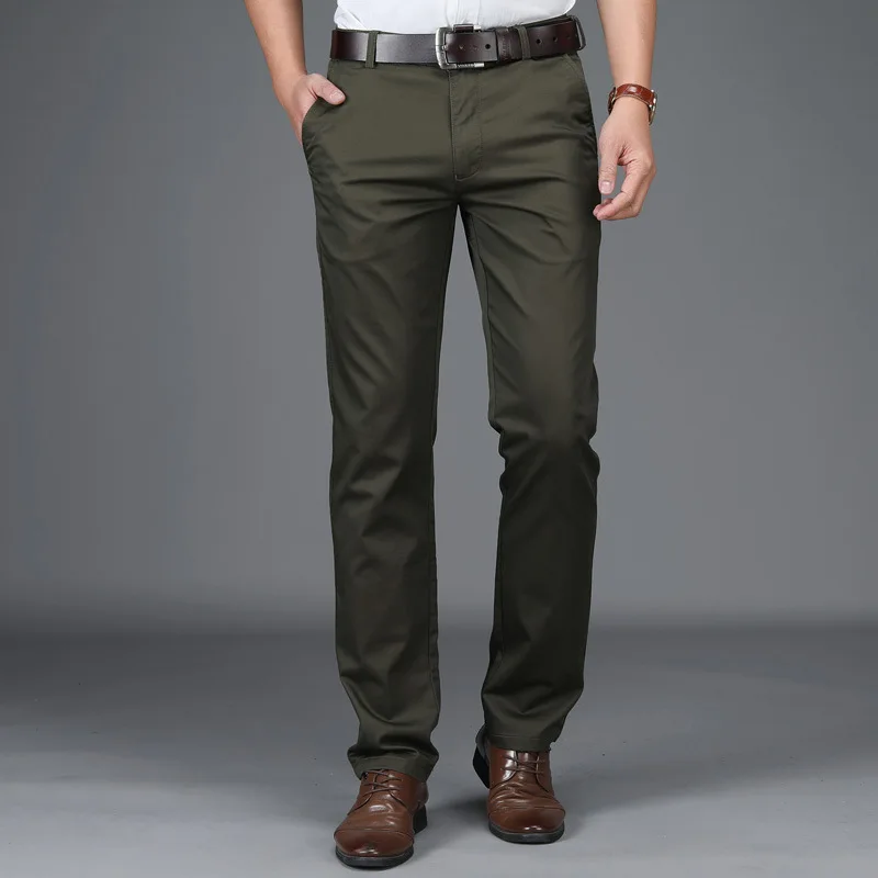 Summer Pants Men Business Casual Mid-waist Straight Trousers Men Lightweight Autumn Mens Pants Big Size 29-42 pantalones hombre
Summer Pants Men Business Casual Mid-waist Straight Trousers Men Lightweight Autumn Mens Pants Big Size 29-42 pantalones hombre