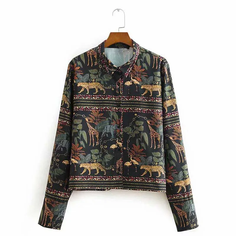 YNZZU Plant Print Blouse Women 2019 Spring Elegant Long Sleeve Loose Ladies Shirt Womens Tops and Blouses Blusa Streetwear YT536
YNZZU Plant Print Blouse Women 2019 Spring Elegant Long Sleeve Loose Ladies Shirt Womens Tops and Blouses Blusa Streetwear YT536