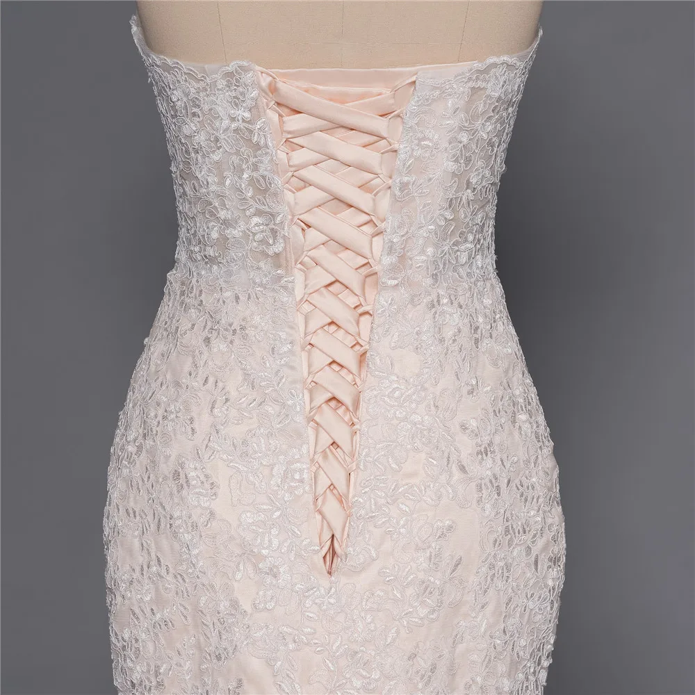 Champagne Vestido De Noiva Wedding Dresses Mermaid Sweetheart Appliques Lace Luxurious Wedding Gown Bridal Dresses
Champagne Vestido De Noiva Wedding Dresses Mermaid Sweetheart Appliques Lace Luxurious Wedding Gown Bridal Dresses