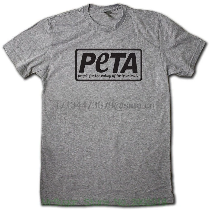 Забавная пародия Peta футболка люди едят вкусных животных! Модные мужские футболки