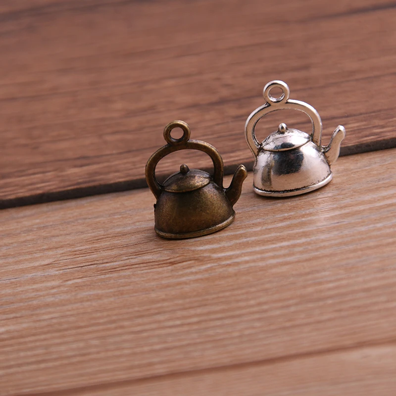 10PCS 10*17*19mm 3D Kettle Charms Teapot Pendant Two Color DIY Retro Jewelry Bracelet Necklace Charms Pendant
10PCS 10*17*19mm 3D Kettle Charms Teapot Pendant Two Color DIY Retro Jewelry Bracelet Necklace Charms Pendant