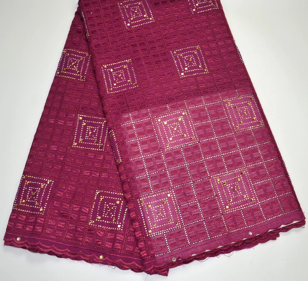 Latest High Quality African Swiss Voile lace with Stones For Nigeria wedding lace fabrics
Latest High Quality African Swiss Voile lace with Stones For Nigeria wedding lace fabrics