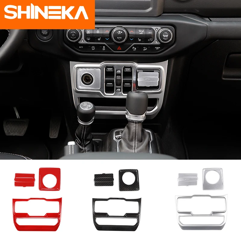 SHINEKA Decoration Sticker For Jeep Wrangler JL 2018+ Accessorie Car Window Button Control Panel cigarette lighter USB Socket
SHINEKA Decoration Sticker For Jeep Wrangler JL 2018+ Accessorie Car Window Button Control Panel cigarette lighter USB Socket
