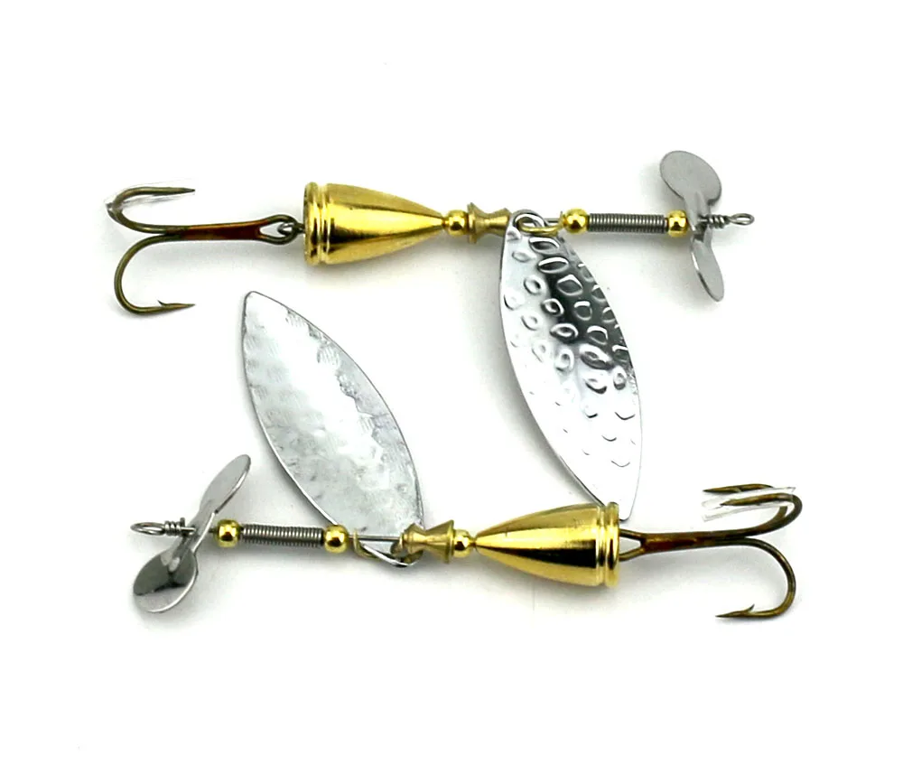 5 pcs Spinner Bait Fishing Lure Artificial Metal Spoon Lure Hard Spinnerbait Lure Bass 9cm-13g (SP107)
5 pcs Spinner Bait Fishing Lure Artificial Metal Spoon Lure Hard Spinnerbait Lure Bass 9cm-13g (SP107)