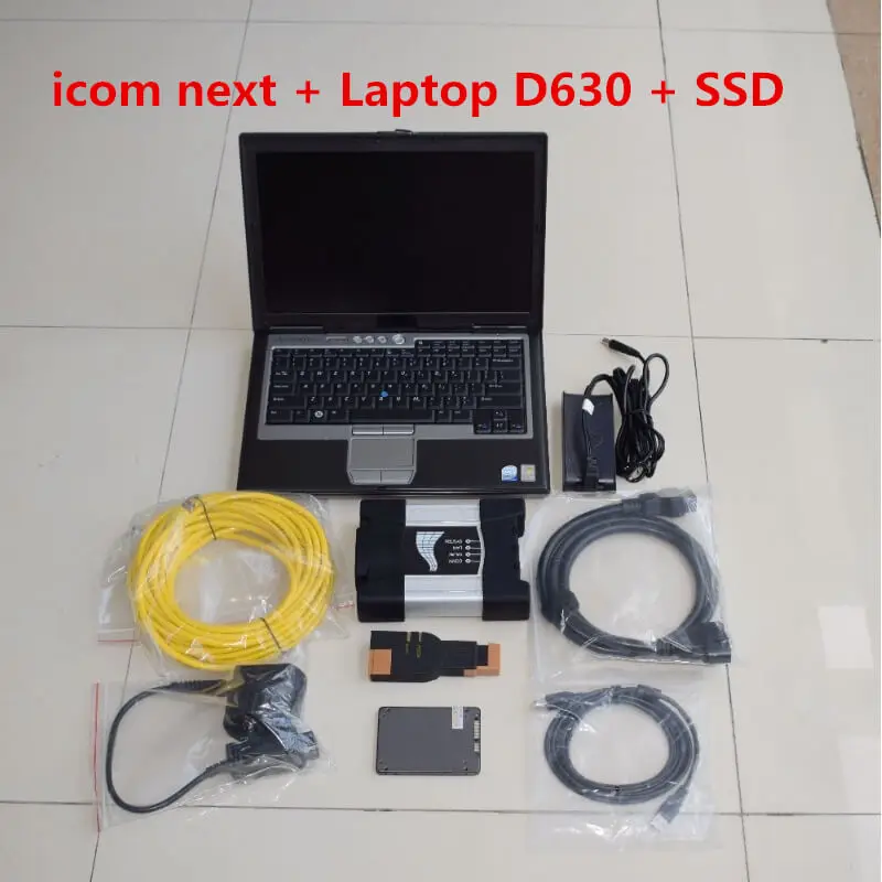 

diag scanner for B MW Icom Next SSD 720G with V2021.06 software and used laptop D630 Ready to use for Auto Diagnosis tool