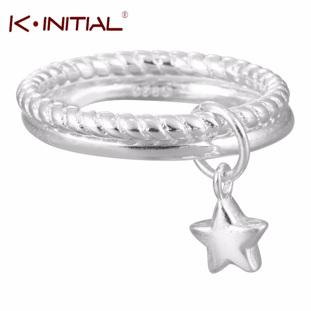 Kinitial Fashion Stars Pendant Double Rings for Women Lovely Girls Christmas Gift Statement Knuckle Ring Charm Jewelry
Kinitial Fashion Stars Pendant Double Rings for Women Lovely Girls Christmas Gift Statement Knuckle Ring Charm Jewelry