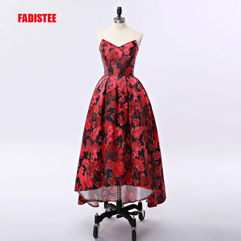 FADISTEE New arrival elegant high -low evening dress prom party dresses V-neck satin print pattern formal sexy style dress
FADISTEE New arrival elegant high -low evening dress prom party dresses V-neck satin print pattern formal sexy style dress