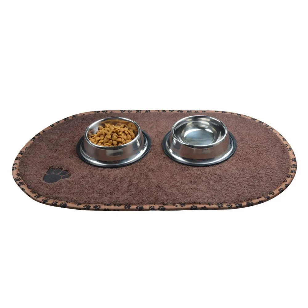 Sinland Home Microfiber Pet Mat Dog Cat Food Mat With Paw Imprint Design Pet Placemat Bed Summer Washable For Small Medium
Sinland Home Microfiber Pet Mat Dog Cat Food Mat With Paw Imprint Design Pet Placemat Bed Summer Washable For Small Medium