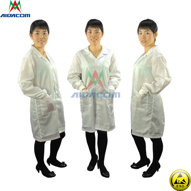 Бесплатная доставка лабораторное пальто cleanroom рабочая одежда смока
