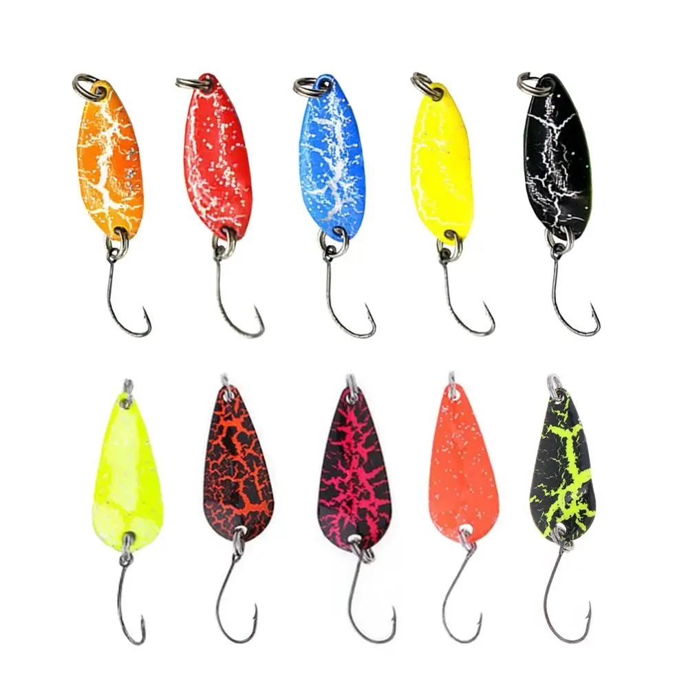10pcs/Lot Spinners Metal Spoon Jig Bait Fishing Lures Wobblers Lure Artificial Baits Fish Tackle With Box
10pcs/Lot Spinners Metal Spoon Jig Bait Fishing Lures Wobblers Lure Artificial Baits Fish Tackle With Box