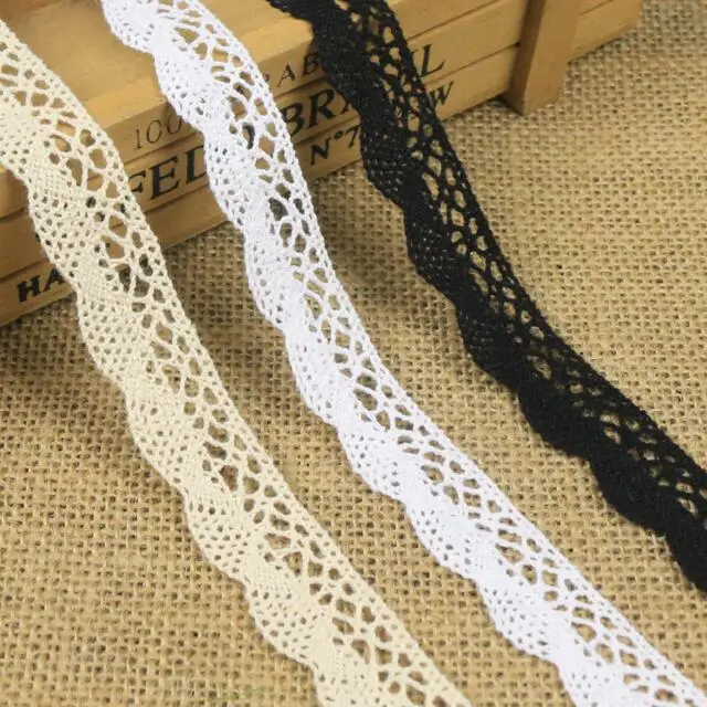 50yards/lot 2cm Cotton Lace Trim Ribbon 2017 New Arrive DIY Handmade Accessory Lace Fabric High Quality Home Wedding Decoration
50yards/lot 2cm Cotton Lace Trim Ribbon 2017 New Arrive DIY Handmade Accessory Lace Fabric High Quality Home Wedding Decoration