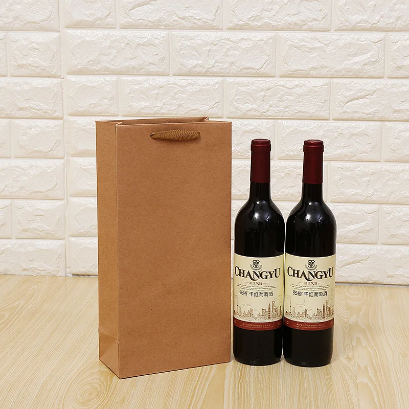 100pcs kraft paper single and double wine bags, wine packing bags, red wine handbags gift bag lin4011
100pcs kraft paper single and double wine bags, wine packing bags, red wine handbags gift bag lin4011