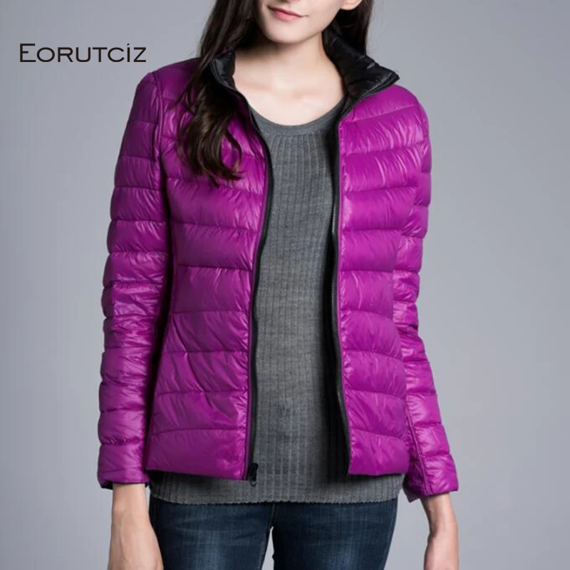 EORUTCI Winter Ultra Light Duck Down Coat Women Plus Size 4XL Jacket Two Side Short Autumn Slim Coat LM507
EORUTCI Winter Ultra Light Duck Down Coat Women Plus Size 4XL Jacket Two Side Short Autumn Slim Coat LM507
