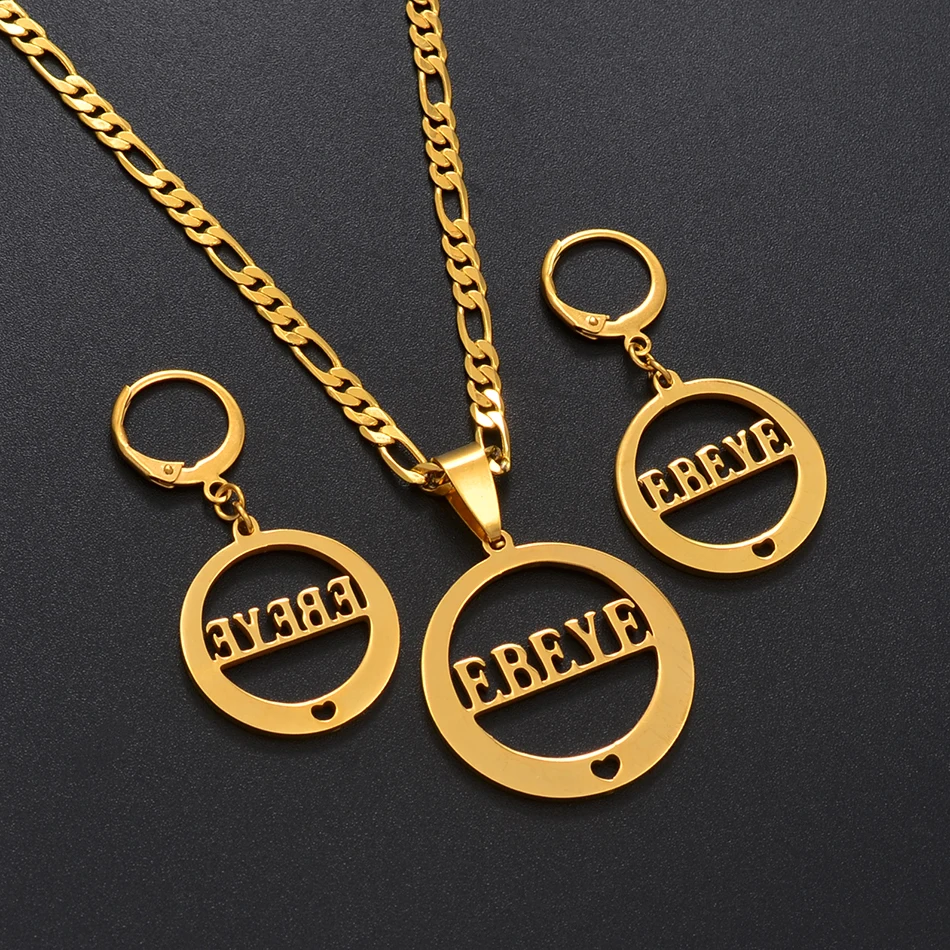 Anniyo Kwajalein EBEYE Island Pendant Necklaces Earrings sets for Women,Gold Color Jewelry style Gifts #035521
Anniyo Kwajalein EBEYE Island Pendant Necklaces Earrings sets for Women,Gold Color Jewelry style Gifts #035521