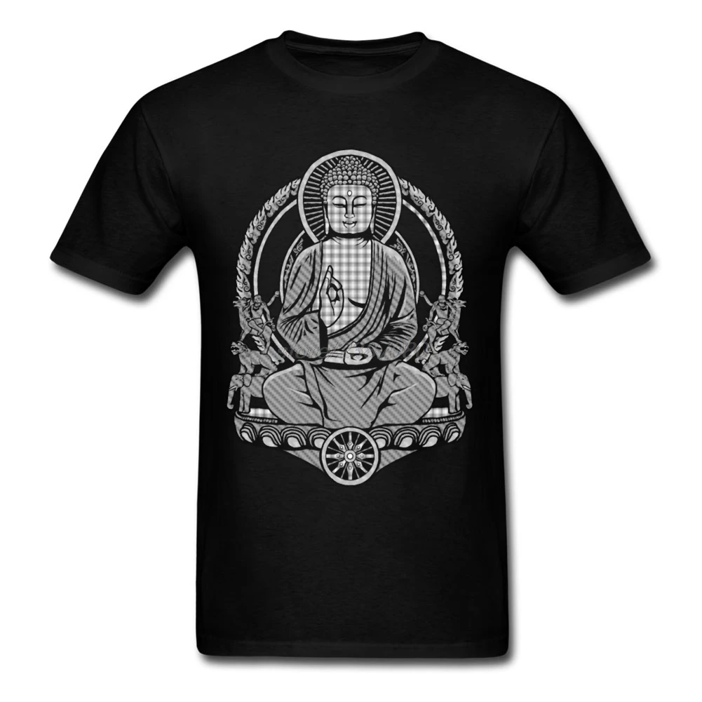 Новинка мужские футболки Gautama с выцветанием Будды круглым вырезом мода 2019 низкая