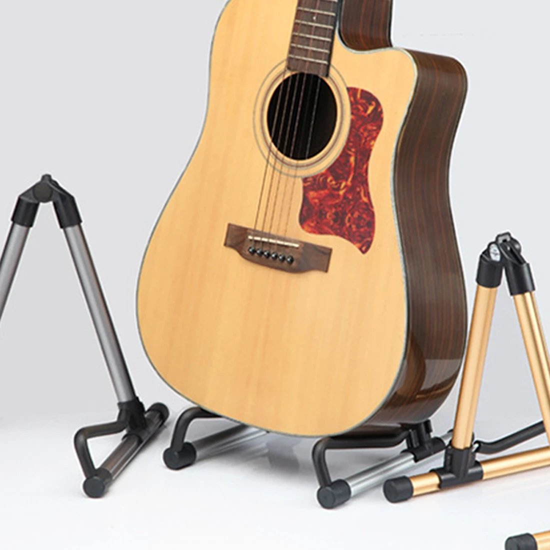 Portable Guitar Stand Ukulele Holder A-Frame Aluminum Alloy Guitar Accessories for 18-26 Inches Ukuleles
Portable Guitar Stand Ukulele Holder A-Frame Aluminum Alloy Guitar Accessories for 18-26 Inches Ukuleles