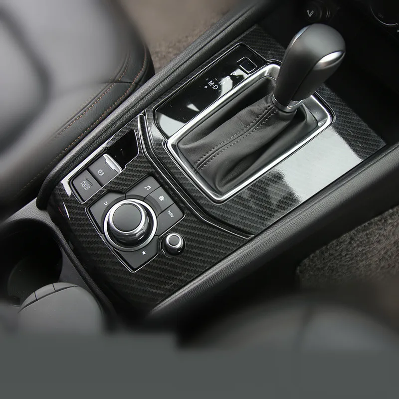 ABS Black Carbon Fiber Gears Multimedia Decoration Cover for Mazda CX-5 KF 2017 2018 LHD
ABS Black Carbon Fiber Gears Multimedia Decoration Cover for Mazda CX-5 KF 2017 2018 LHD