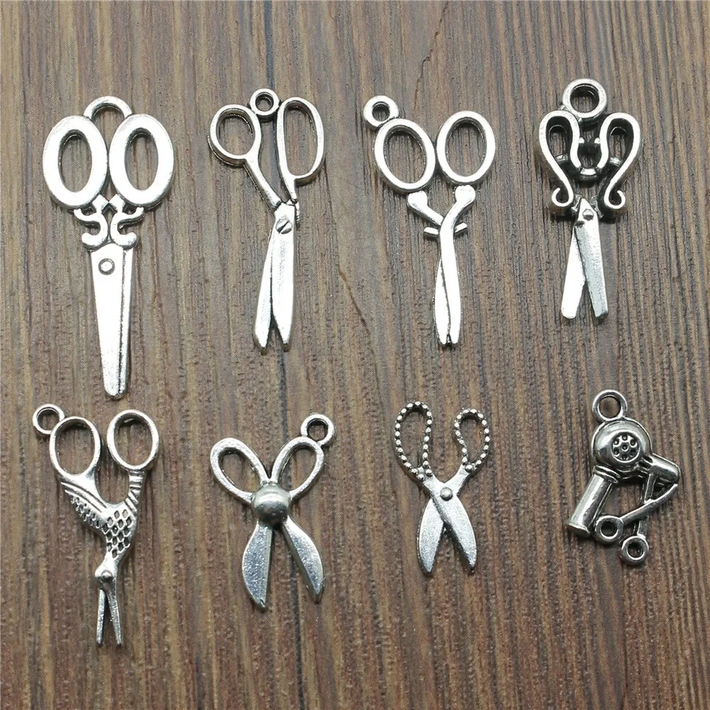 20pcs Scissors Pendant Charms Antique Silver Color Scissors Charms Jewelry DIY Scissors Charms For Bracelet Making
20pcs Scissors Pendant Charms Antique Silver Color Scissors Charms Jewelry DIY Scissors Charms For Bracelet Making