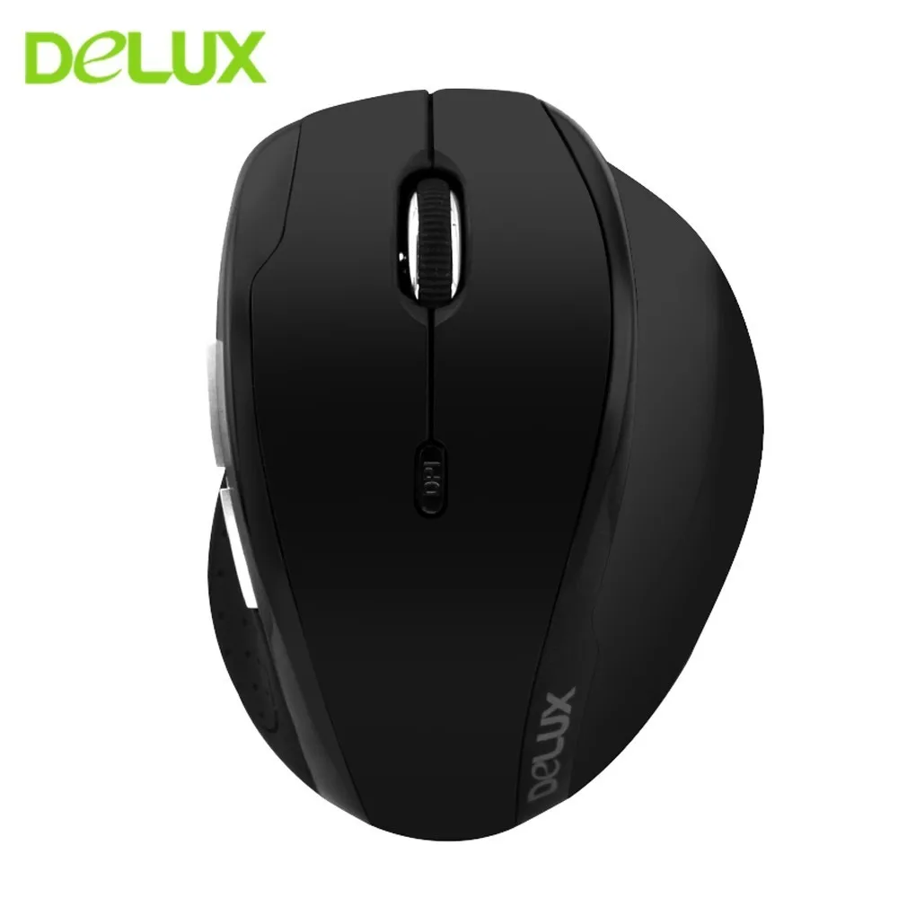 Delux M620GX беспроводная мышь эргономичная оптическая 2 4G 800/1200/1600/2400 dpi регулируемая с