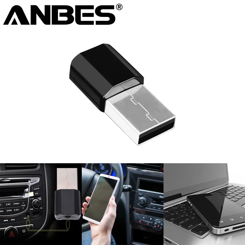 Bluetooth AUX автомобильный мини приемник адаптер беспроводные колонки аудио Manos Libres