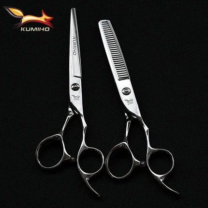 KUMIHO micro serrated teeth hair cutting scissors and thinning scissors 6inch hair scissors kit high quality free shipping
KUMIHO micro serrated teeth hair cutting scissors and thinning scissors 6inch hair scissors kit high quality free shipping