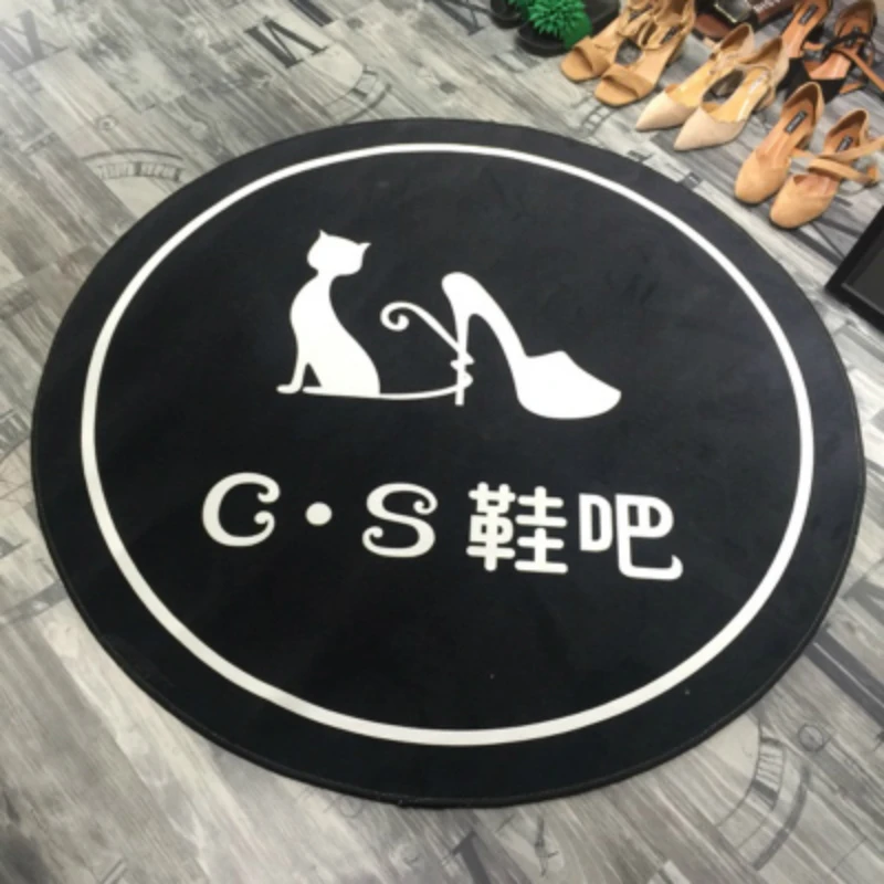 Fleece 3D Print carpet logo Customized personality shop name hotal rugs clothing store photo round carpet custom logo mat
Fleece 3D Print carpet logo Customized personality shop name hotal rugs clothing store photo round carpet custom logo mat