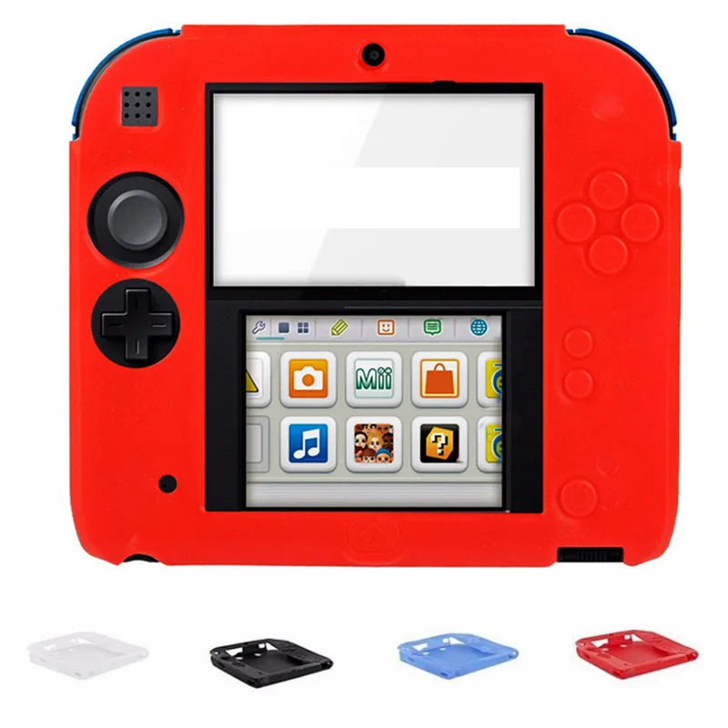 Красочная Ультра тонкая мягкая резина силикон чехол для Vend 2DS виниловый гелевый