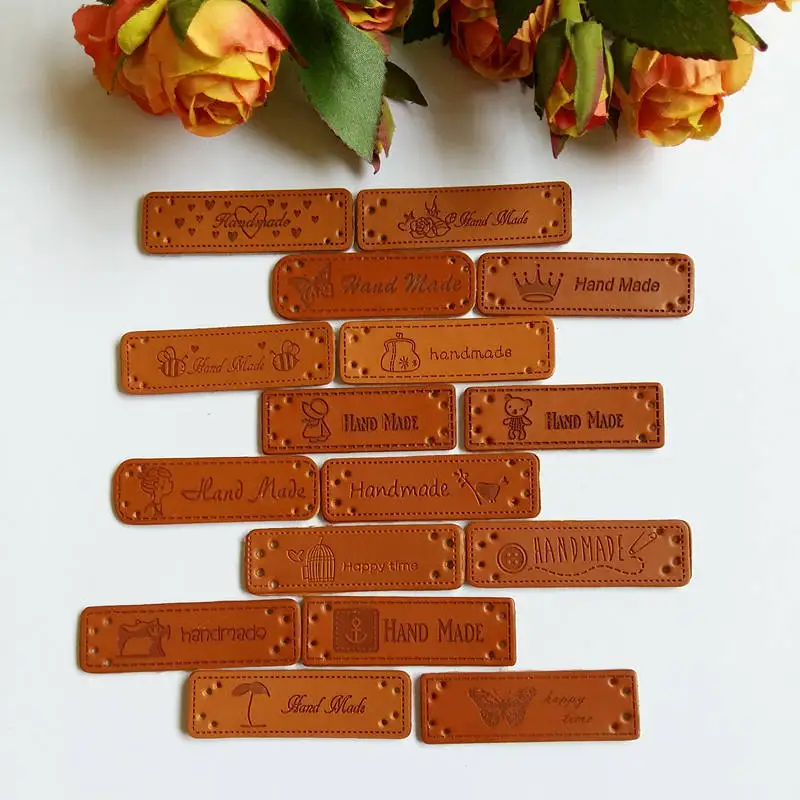 40pcs Leather Tags "Hand Made" Synthetic PU Leather Labels tag/ Sewing Craft ,accessories bags/trousers leather patch
40pcs Leather Tags "Hand Made" Synthetic PU Leather Labels tag/ Sewing Craft ,accessories bags/trousers leather patch
