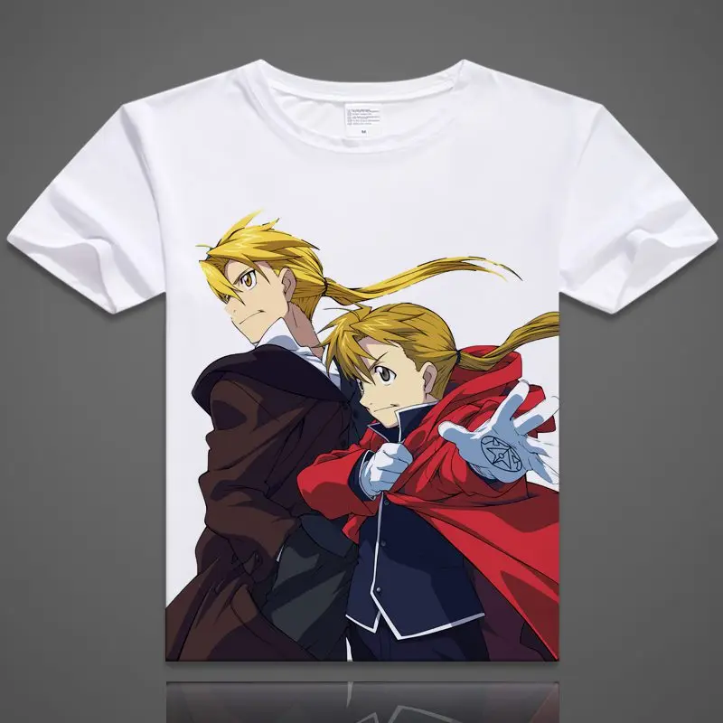 Fullmetal футболки Алхимик аниме Edward Elric футболки с коротким рукавом футболки Winry Rockbell повседневные летние топы
Fullmetal футболки Алхимик аниме Edward Elric футболки с коротким рукавом футболки Winry Rockbell повседневные летние топы