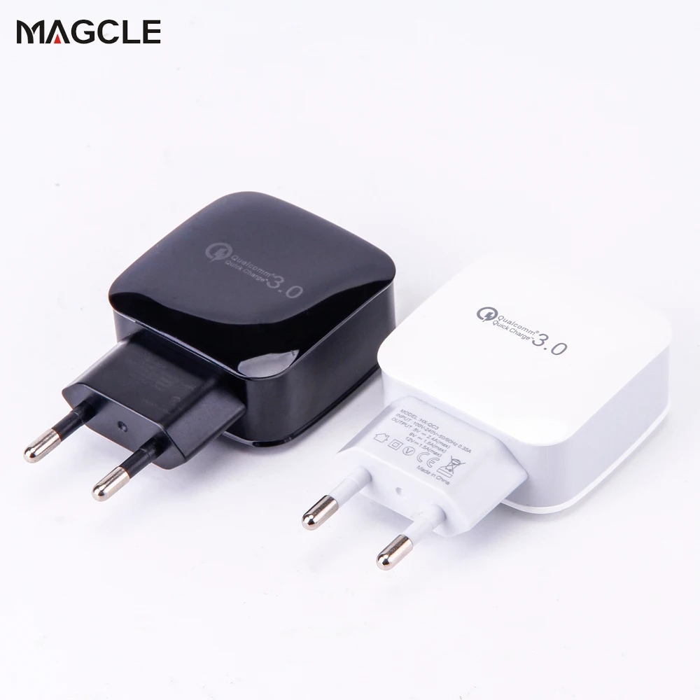MAGCLE Qualcomm Quick Charge 3.0 USB Mobile Phone Fast Charger EU/US Plug Wall Charger For Samsung Xiaomi Huawei HTC LG
MAGCLE Qualcomm Quick Charge 3.0 USB Mobile Phone Fast Charger EU/US Plug Wall Charger For Samsung Xiaomi Huawei HTC LG